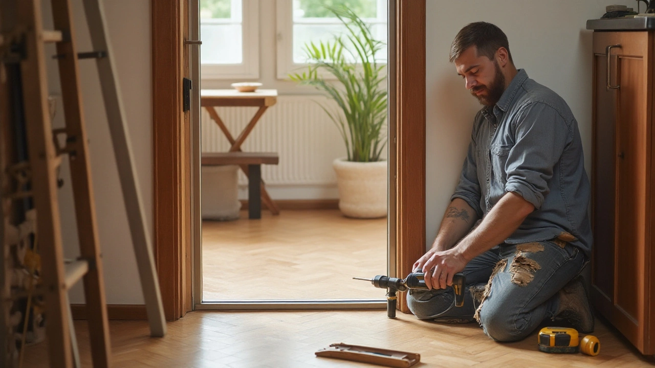 So Installieren Sie Eine Glastür in eine Bestehende Türzarge