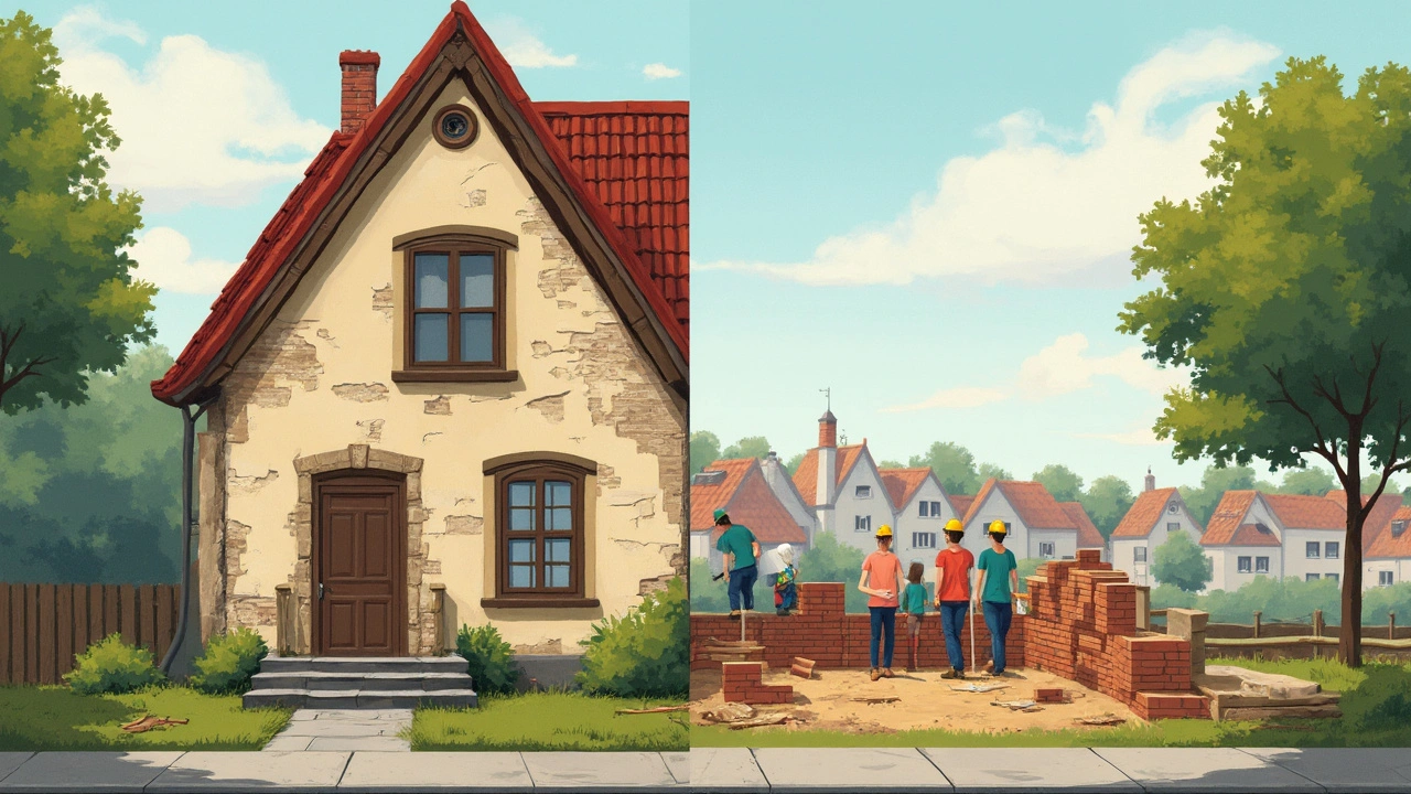 Haus renovieren oder neu bauen: Was lohnt sich wirklich?