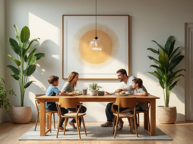 Bildgröße über dem Esstisch: Tipps für das perfekte Wandbild