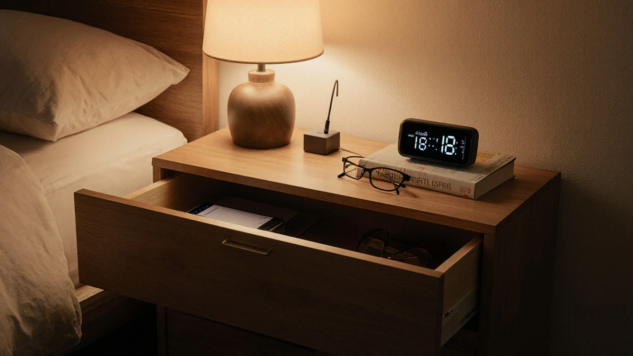 Essenzielle Dinge für die Nachttischschublade