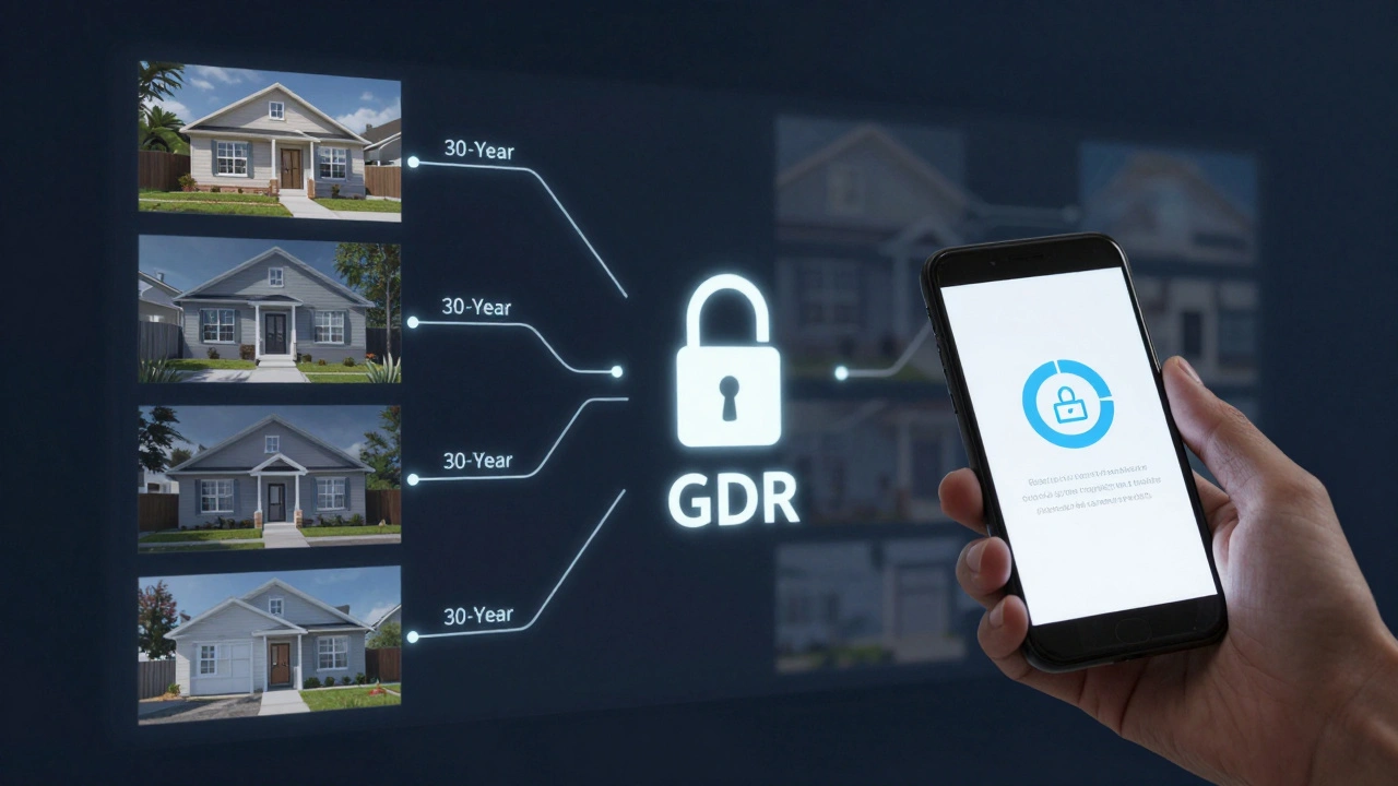 Digitales Archiv mit Fotos aus dem gesamten Mietverhältnis, gesichert durch Datenschutz und elektronische Signatur.
