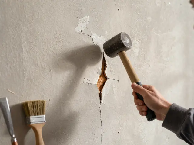 Außenputz ausbessern: Haarrisse, Ausbrüche und Abplatzungen professionell reparieren