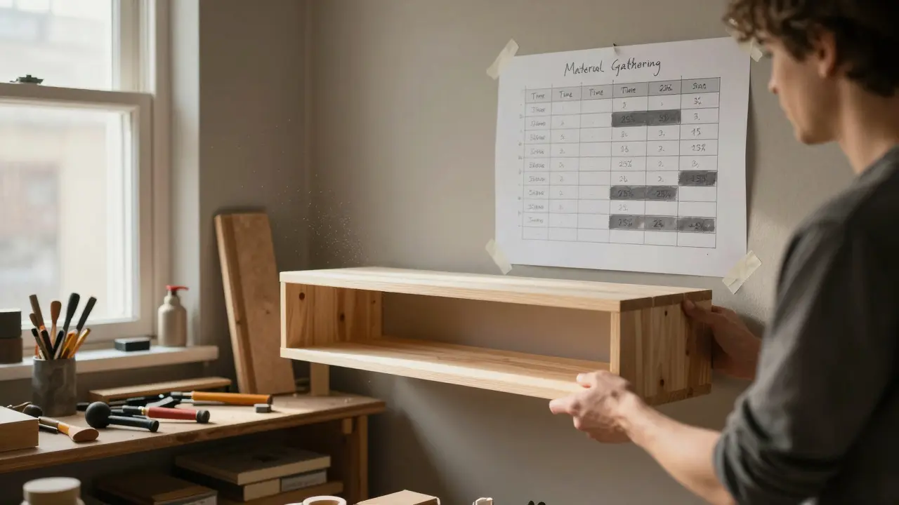 Zeitmanagement im DIY-Projekt: Wie du Etappen und Puffer richtig planst