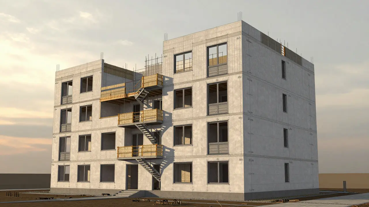 Brandschutzkonzept im Bauantrag: Was Sie als Bauherr für Wohngebäude wissen müssen