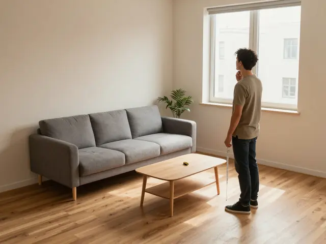 Die richtige Größe des Couchtisches für kleine Wohnzimmer | Maßangeben & Tipps