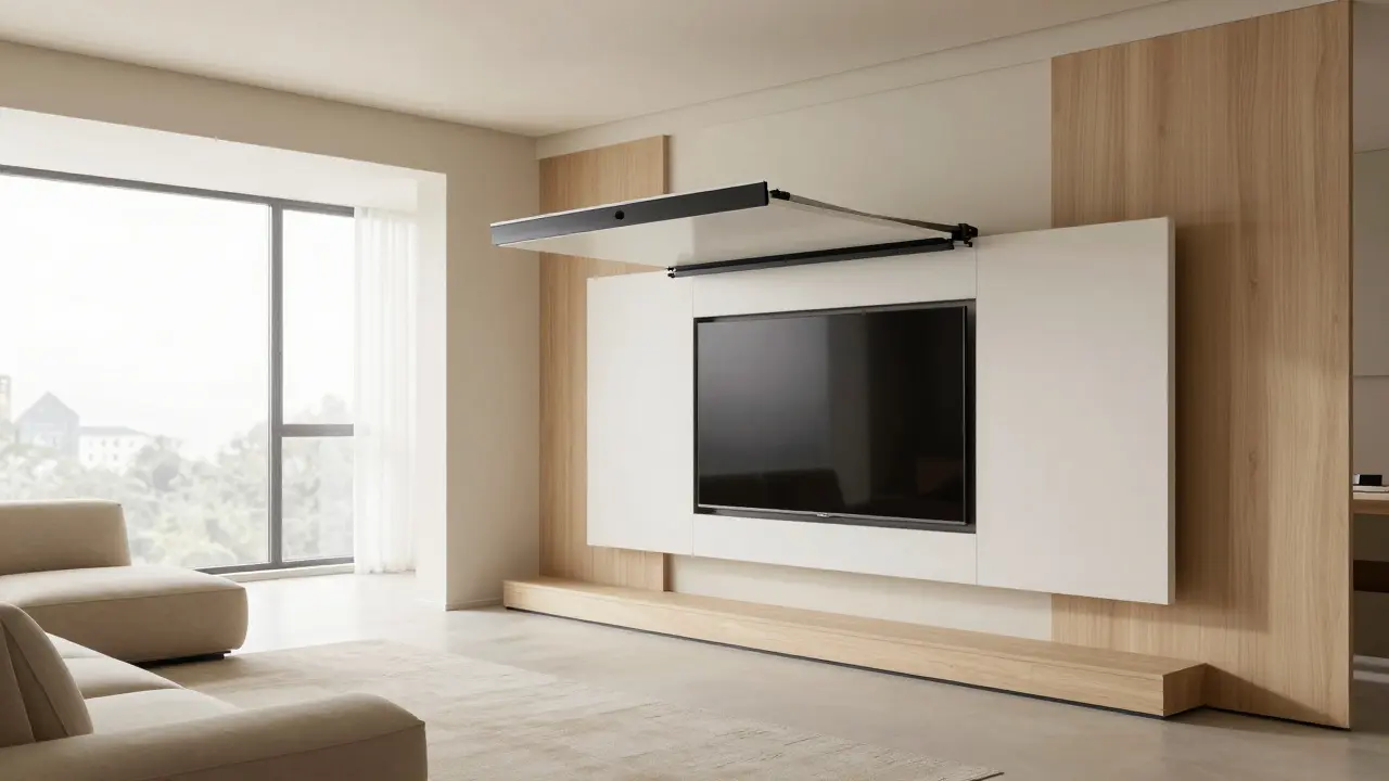 Fernseher im Wohnzimmer verstecken: Die besten Design-Lösungen für die TV-Ecke