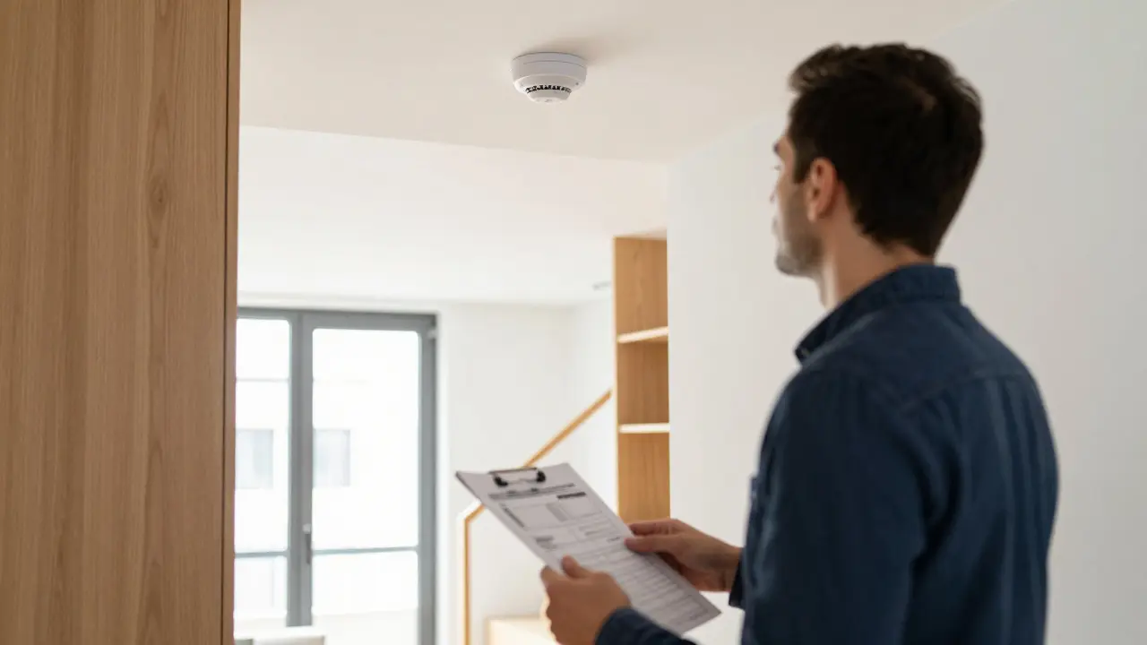 Brandschutz bei der Wohnungsbesichtigung: So prüfen Sie Rauchmelder & Fluchtwege richtig