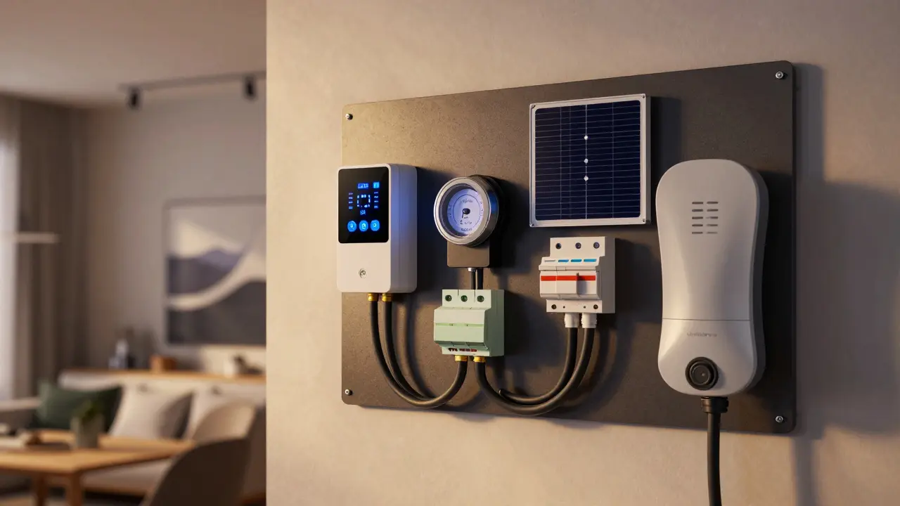 Zukunftsorientierter Zählerplatz mit PV und E-Auto-Ladung