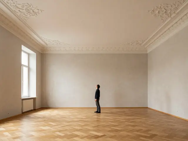 Altbau-Wohnzimmer einrichten: Stuck, Parkett und moderne Akzente kombinieren
